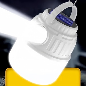 <span class=keywords><strong>Lampe</strong></span> de <span class=keywords><strong>camping</strong></span> solaire LED d'urgence pour l'extérieur avec batterie rechargeable TYPE-C, portable, double tête, indice de protection IP65 - Product Image 5