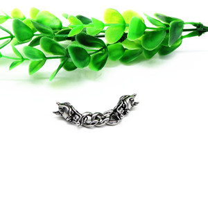 yunnique Stainless Steel Chain <b>Spacer</b> Bead Irregular Shape For Bracelet Making Glossy Retro Color GZY-PJ0105 - Product Image 3