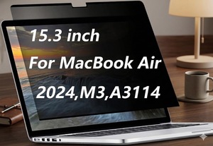 Magnetic <b>Privacy</b> <b>Screen</b> <b>Protector</b> MacBook Air 15.3inch 2024 A3114 Removable Laptop <b>Privacy</b> Scree - Product Image 1