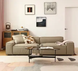 Simple Modern In-line Technology Fabric Italian Minimalist Sofa Chesterfield Couch European Style Furniture Manufacturer