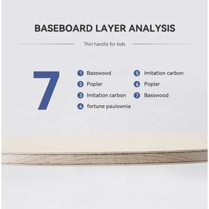 Boer Professional Kid Training <span class=keywords><strong>Ping</strong></span> <span class=keywords><strong>Pong</strong></span> <span class=keywords><strong>Raquette</strong></span> 5ply Lame <span class=keywords><strong>de</strong></span> tennis <span class=keywords><strong>de</strong></span> table - Product Image 5