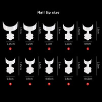 Professionnel ABS 100 pièces/boîte français fleur de prunier demi-capuchon ongle Patch acrylique ongle pointe ongles produits