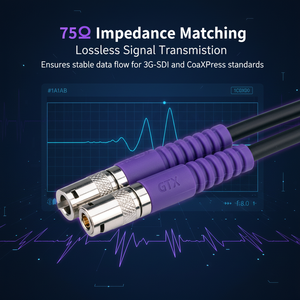 Câble coaxial HD-SDI BNC mâle vers Mini BNC 1.0/<span class=keywords><strong>2.3</strong></span> à angle droit pour vision industrielle - Product Image 3