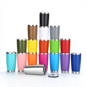 Wholesale 20oz Silver 304 Stainless Steel Double Wall Vacuum Insulated Tumbler Leak-Proof for BPA - Product Image 1