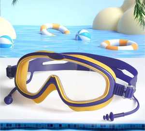 סיליקון בטיחות רצועות לוגו מותאם אישית עמיד למים נגד ערפל אנטי v v ברור מסגרת גדולה ילדים שוחים - Product Image 4