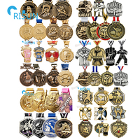 Médaille personnalisée pour Kung Fu, Lutte, Jiu Jitsu, Jujutsu, Judo, Pugilisme, Muay Thai, Boxe, Kickboxing, Taekwondo, Karaté, Arts Martiaux Mixtes