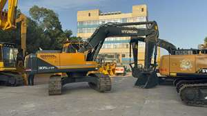 Hyundai-Excavadora de orugas usada, motor Cummins, 30 toneladas de peso operativo, modelo 2021, componentes básicos, 6 meses de garantía - Product Image 3