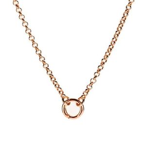 Metal <b>Ring</b> Waterproof Gold Plated Pvd Jewelry High Quality Stainless Steel Rolo Chain Unisex <b>Necklace</b> - Product Image 3