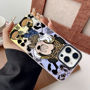 Coque de téléphone mignonne motif léopard Mickey dessin animé laser IMD pour iPhone SE3 XS XR 11 12 13 17air, impression personnalisée OEM - Product Image 3