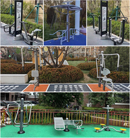 Máquina de ejercicios para adultos con entrenador de remo sentado en posición límite y equipo de fitness al aire libre para niños