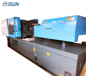 Machine de moulage par injection haïtienne d'occasion Machine de fabrication de bureau de 250 tonnes Servo Horizontal PLC Motor Pump Gearbox Bearing - Product Image 4