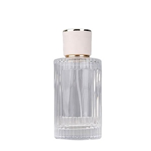 Transparent Empty 30ml 50ml Elegant Screw Refillable <b>Perfume</b> <b>Bottles</b> with Cap - Product Image 5