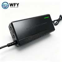Chargeur rapide de batterie au lithium WFY 60V 2A/3A avec garantie de 12 mois pour vélos pliants, scooters, hoverboards