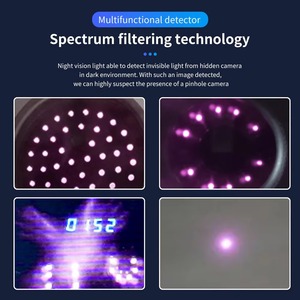 Detector de señal RF Anti Spy Bug Finder Cámara oculta Rastreador GPS Escáner Dispositivo inalámbrico portátil con sistema de alarma LED - Product Image 4