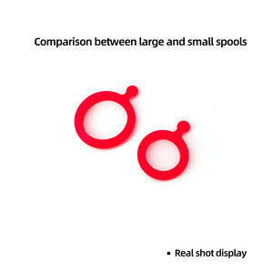 Accesorio de silicona para aparejos de pesca, carrete protector de carrete giratorio, tapón de línea de modificación anticolisión - Product Image 6