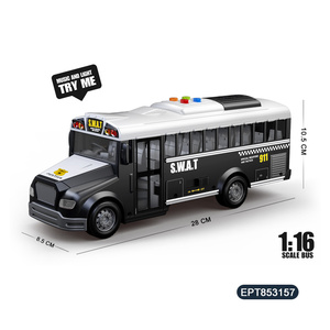 EPT 1 16 inerziale elettrico musica leggera giocattolo scuola porta di apertura a due piani Kid City altri veicoli <span class=keywords><strong>Mini</strong></span> Bus per regalo di natale - Product Image 5