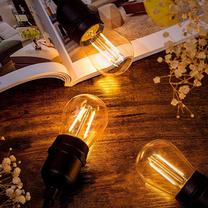 Bombilla Edison inteligente Ip65 decorativa para Patio, cristal, jardín, porche, postes de Navidad, impermeable, S14, luces Led solares para exteriores - Product Image 3