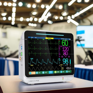 جهاز مراقبة المرضى البيطريين WCHT عالي الدقة ذو 12 قناة مع شاشة LCD، جهاز مراقبة متعدد المعايير للعناية المركزة معتمد من CB - Product Image 4