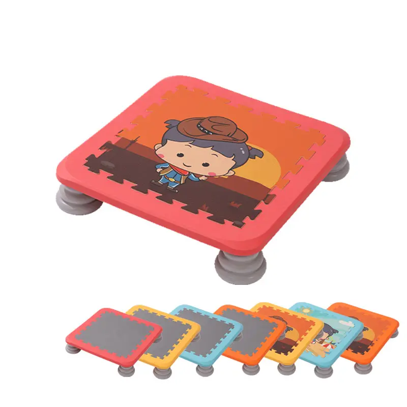子供の自閉症教育おもちゃのための子供の屋外の豊富な色のプラスチックジャンプトランポリンゲーム