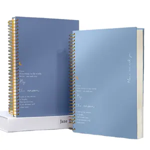 Buku Catatan Spiral Pernah Terikat, A5 Kustom Spiral Notebook Hardcover Grosir, Binder Spiral Notebook Printing