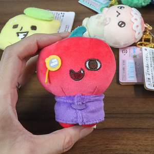 Venta al por mayor de divertidos peluches de frutas y verduras: Brócoli, Limón, Fresa, Melocotón, Pimiento, Tomate, 8-10CM - Product Image 6