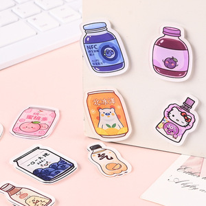 Imanes Acrílicos para Refrigerador Junhao, Diseño de Bebidas Animadas, Pegatinas Magnéticas para Decoración de Cocina, Regalo - Product Image 2