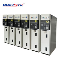 Armoire de commutation BRM6 12kV 630A, unité principale annulaire isolée au gaz SF6 (RMU) IP3X, armoire de distribution électrique intérieure, tableau de commutation