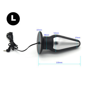 Kotak Khusus Gratis - Alat Pijat Anal Elektroshock Bipolar, Butt Plug, Stimulasi Elektrik Prostat dan Vagina, Mainan Bertema Medis - Product Image 6