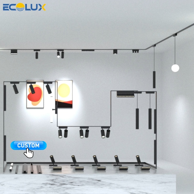 Ecolux Modern Recessed Indoor Tracking Lighting