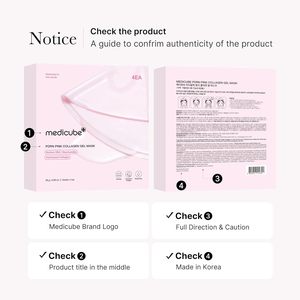 Mascarilla Facial de Gel de Colágeno Rosa Salmón Medicube, Mascarilla Facial Nocturna para una Piel Radiante y Elástica, Cuidado Facial Coreano - Product Image 2