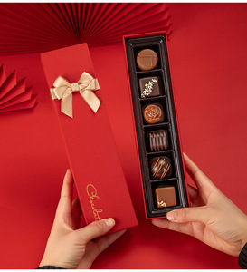Boîtes <span class=keywords><strong>d</strong></span>'emballage de luxe personnalisées en gros pour chocolats et bonbons du Ramadan, recyclables et rigides, avec logo - Product Image 3