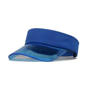 Однотонная пляжная Солнцезащитная шляпа на заказ с защитой от УФ-лучей и пластиковым козырьком для женщин