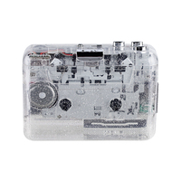 Lecteur de cassette portable 2025 en gros, fonctionnant sur batterie rechargeable ou alimenté par USB, avec prise casque et Bluetooth