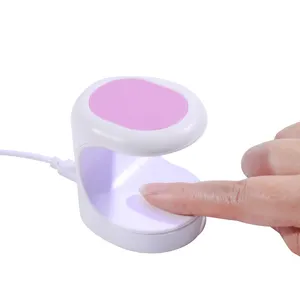 Lámpara de fototerapia LED/UV de secado rápido, minihuevo portátil, USB, para uñas