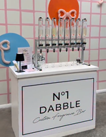 Machine de remplissage de parfums 8 têtes 375 ml, design original, personnalisable, pour une expérience olfactive unique et personnalisée, distributeur de senteurs pour bar à parfums