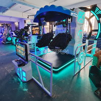 Simulador de Vuelo de Parapente 9D VR Comercial, Equipo de Entretenimiento, Máquina de Movimiento Oscilante para Parques de Aventuras