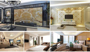 1220x2440x8mm <span class=keywords><strong>peinture</strong></span> UV imitation marbre panneau de base en fibre de <span class=keywords><strong>ciment</strong></span> imperméable pour décoration intérieure panneau mural de revêtement - Product Image 2