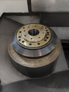 <span class=keywords><strong>Tour</strong></span> CNC <span class=keywords><strong>vertical</strong></span> 2 axes haute précision pour <span class=keywords><strong>usinage</strong></span> de moyeux de roue, système de commande Fanuc, haute rigidité VTC900 - Product Image 5