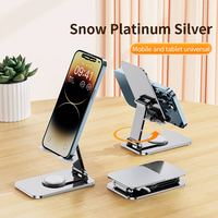 Personnalisable |   Premium 360 °   Support de téléphone en métal stable pliable rotatif |   Support de téléphone polyvalent compatible avec plusieurs modèles d'appareils