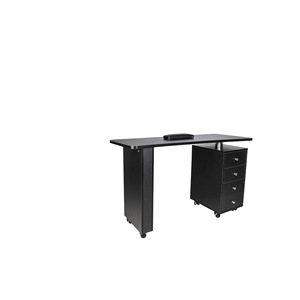 Mesa de manicura Dongpin 3418 con cajones de almacenamiento y ruedas para uso en salón u oficina - Product Image 4