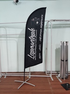 Customizable Outdoor Flying Beach <strong>Flags</strong> <strong>Digital</strong> <strong>Printed</strong> Polyester Feather <strong>Flag</strong> in Any Size Color Logo Promotional <strong>Flags</strong> Banners - Product Image 2