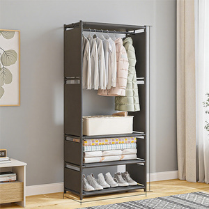 <span class=keywords><strong>Armario</strong></span> Almacenamiento para sala de estar Almacenamiento de ropa de gran capacidad Ropa de tela no tejida portátil extraíble - Product Image 1
