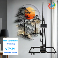 Impresora de inyección de tinta de pared Uv Mural Vertical 3D para pintura de suelo de pared Mural Impresora de pared Máquina de impresión