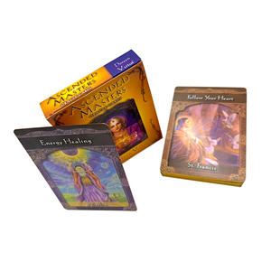 Stampa personalizzata giochi <span class=keywords><strong>da</strong></span> <span class=keywords><strong>tavolo</strong></span> di alta qualità bordi oro tarocchi carte oracolo mazzo di carte <span class=keywords><strong>da</strong></span> <span class=keywords><strong>gioco</strong></span> stampabili alla rinfusa oracolo carte - Product Image 4
