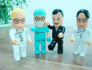 कारखाना अनुकूलित डॉक्टर आकार यूएसबी फ्लैश ड्राइव नर्स पेंडेंट 32 जीबी 16 जीबी 8 जीबी यूएसबी 2.0/3.0 हाई-स्पीड प्रचारक गिववे रेशम - Product Image 3