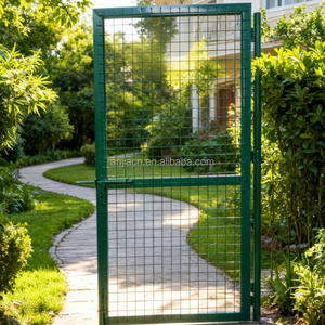 <span class=keywords><strong>Portail</strong></span> en treillis métallique à installation facile, en acier galvanisé, pour entrée/patio/jardin - Product Image 1