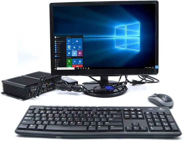 Fanless Industrial Mini PC Equipped with Core I5-3317U Dual-core Quad-thread CPU (1.7GHz Base / 2.6GHz Max Turbo Frequency)