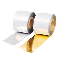 Pita Transfer Termal Resin Emas Kelas Premium 30mmx300m untuk Pencetakan Satin Kompatibel Zebra Performa Tahan Lama