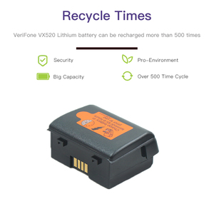 Pin Li-ion POS 1800MAh Cho Thiết Bị Đầu Cuối <span class=keywords><strong>VeriFone</strong></span> VX520 VX670 <span class=keywords><strong>VX680</strong></span> GPRS POS 24016-01-R LP103450S Màu Đen - Product Image 2