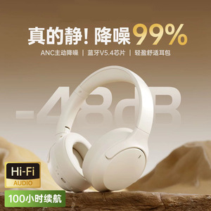 Auriculares Inalámbricos Bluetooth con Cancelación de Ruido ANC, Estéreo, para Juegos y Deportes, Control Táctil, Carga Tipo C - Product Image 4